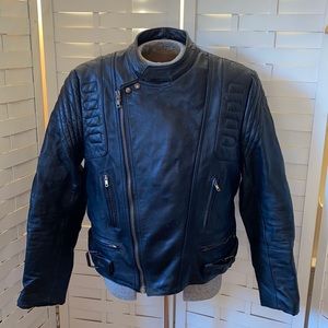 Vintage Protech Leather Apparel Motorcycle jacket